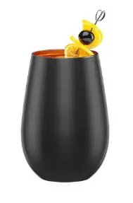 Becher schwarz bronze Elements.webp