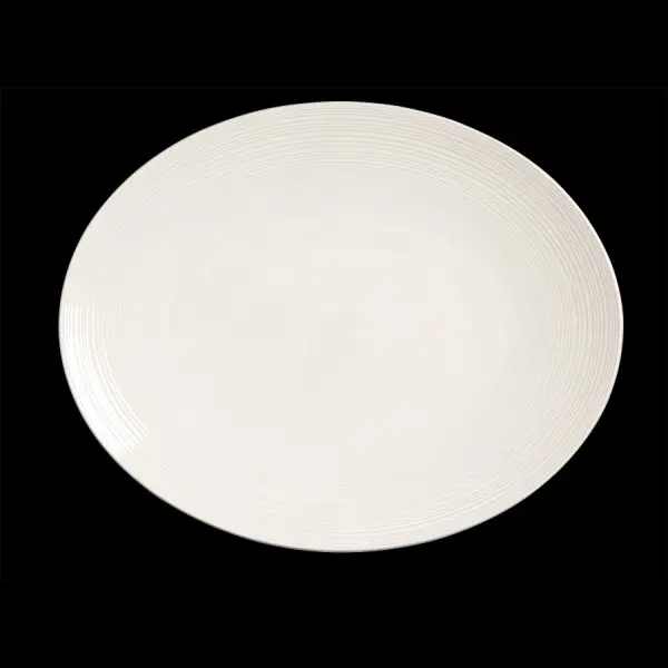 Platte oval coupe 34,25 cm Concorde weiß 