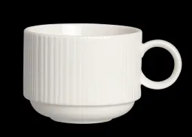 Espresso-Obere 8,5 cl stapelbar Concorde weiß  