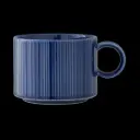 Cappuccino-Obere 34 cl Concorde Vollglasur blau