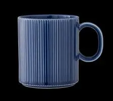 Becher mit Henkel Concorde Vollglasur blau