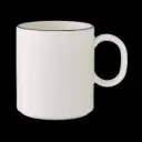 Becher mit Henkel 28,5 cl Concorde farbiges Band schwarz