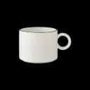 Espresso-Obere 8,5 cl Concorde farbiges Band schwarz