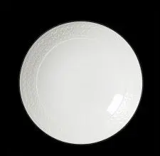 Teller tief coupe BEAD weiß Accent 