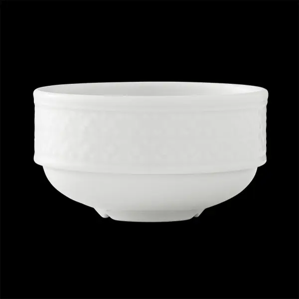 Schale 28,5 cl stapelbar BEAD weiß Accent