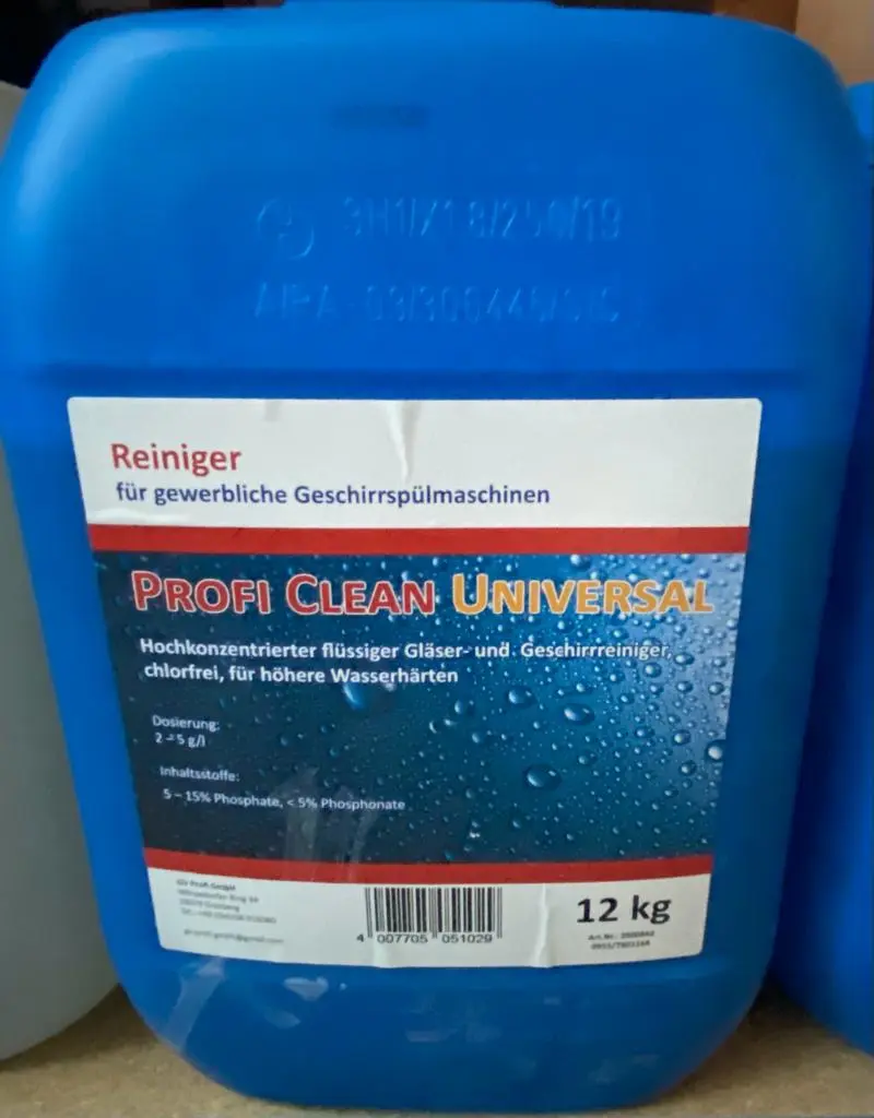 Gläserreiniger flüssig 12 kg Kanister  Profi Clean Universal