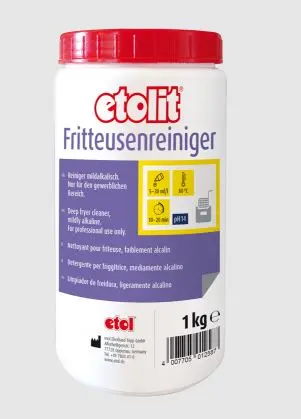 Fritteusenreiniger etolit 1 kg Dose Pulver