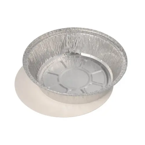 Schalen Alu + Einlegedeckel, PP-beschichtet rund 0,77 l Ø 18,2 cm · 4 cm