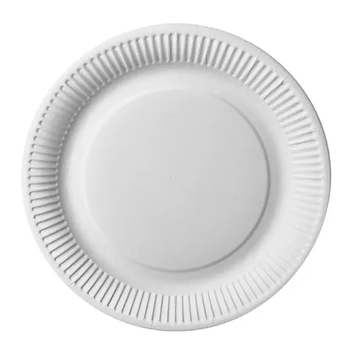 Teller Pappe "pure" rund Ø 26 cm weiss extra stark