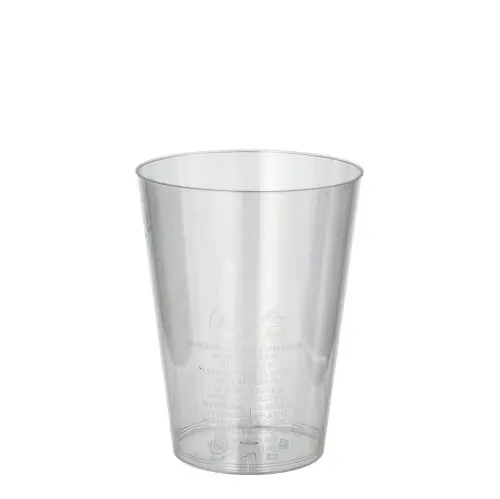 Trinkbecher PS 0,2 l Ø 7,5 cm · 9,7 cm glasklar