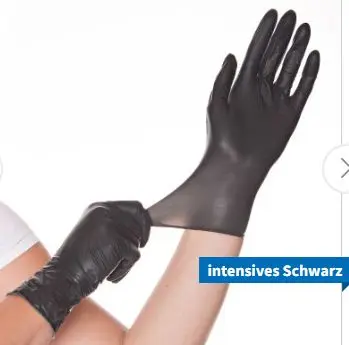 Handschuhe Latex puderfrei Diablo schwarz 