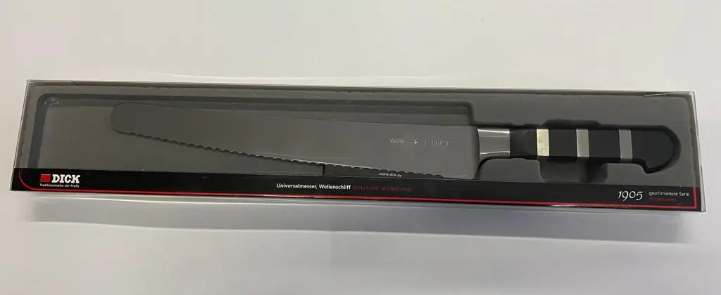 Universalmesser 26 cm mit Wellenschliff geschmiedet Serie 1905