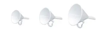 Trichter Set 3tlg granit aus PP  