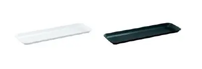 Auslageplatte 420 x 140  x 17 mm aus Melamin   