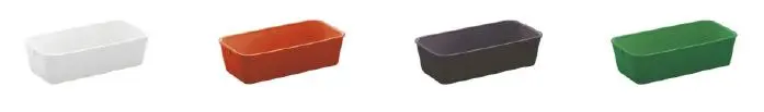Auslageschale 280 x 140 x 80 mm aus Melamin   