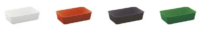 Auslageschale 300 x 190 mm aus Melamin 