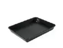 Auslageschale 300 x 240 x 40 mm aus PP  schwarz