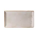Platte 33 x 19 cm Serie Craft weiß 