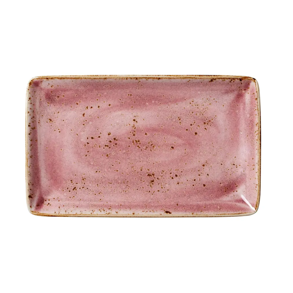 Platte 27 x 16,75 cm Serie Craft rosa