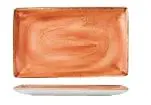 Platte 27 x 16,75 cm Serie Craft terracotta