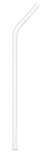 Glas Trinkhalme 240 mm angewinkelt 50er Set  