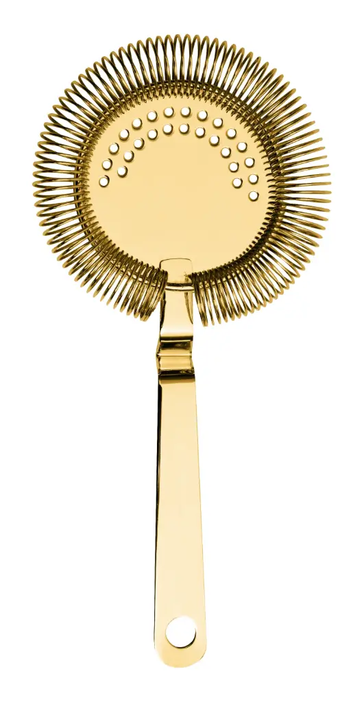 Hawthorn Sieb / Strainer  Edelstahl goldfarben  