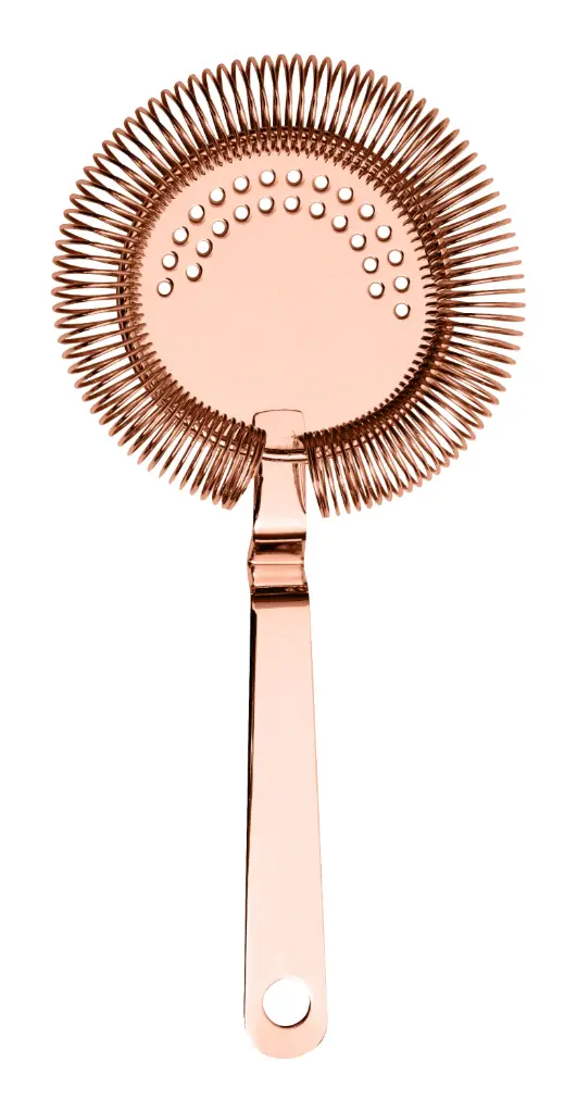 Hawthorn Sieb / Strainer  Edelstahl kupferfarben