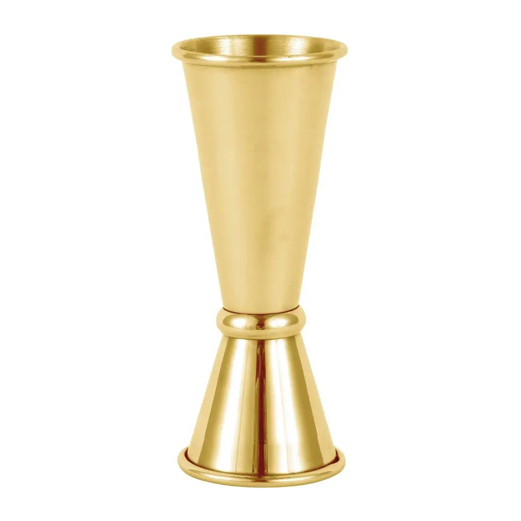 Jigger/Barmaß Edelstahl goldfarben