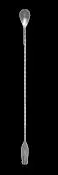 Barlöffel / Cocktaillöffel  mit Gabel 40 cm Edelstahl 