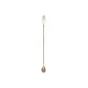 Barlöffel / Cocktaillöffel  mit Gabel 40 cm Edelstahl kupferfarben  