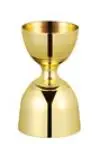 Bell Jigger/Barmaß Edelstahl goldfarben 