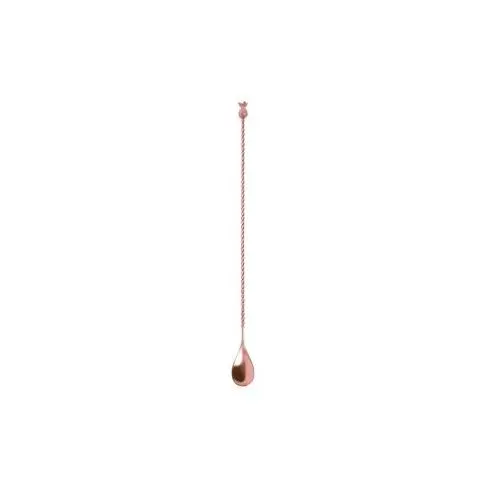 Barlöffel / Cocktaillöffel  Ananas 33 cm Edelstahl  kupferfarbem