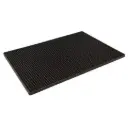 Barmatte Gummi schwarz  30 x 45 cm
