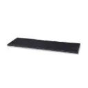 Barmatte Gummi schwarz 20 x 60 cm
