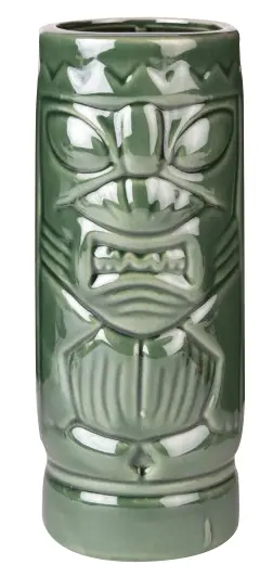 Tiki Cocktailbecher "Mean Green" 500 ml 
