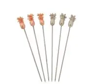 Cocktailspieß-Set "Ananas" 6-tlg. 