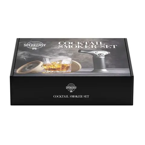 Cocktail Smoker Set Holz