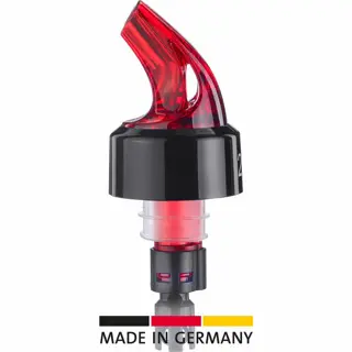 Dosier-Ausgießer "Auto-Pour" 2 cl rot lose