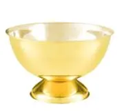 Champagnerkühler Edelstahl goldfarben