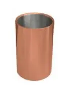 Flaschenkühler Edelstahl kupferfarben 34 cm  
