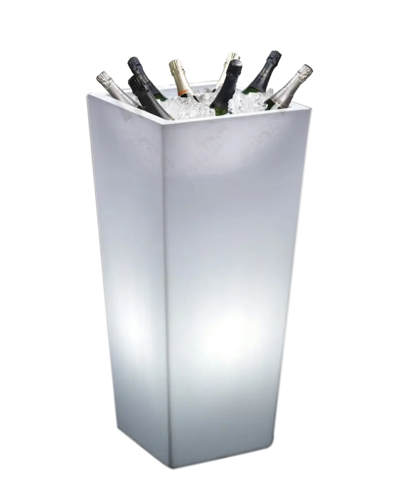 Flaschenkühler Flaschenkühler "Totem" quadratisch LED