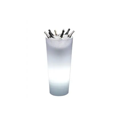 Flaschenkühler Ständer "Totem" rund LED 