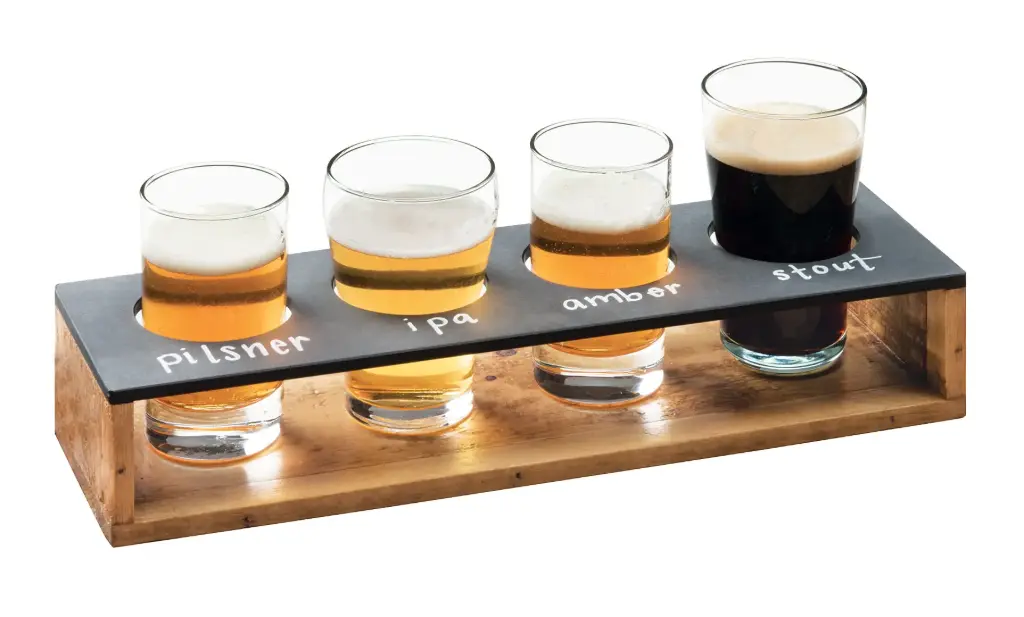 Tastingständer für 4 Gläser 