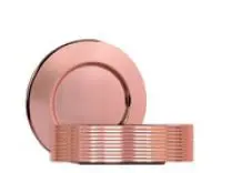 Untersetzer Edelstahl kupferfarben 10er Set 