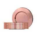 Untersetzer Edelstahl kupferfarben 10er Set 