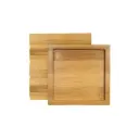 Untersetzer Holz 10er Set 