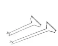 Gläserschiene Chrom 2 Stück