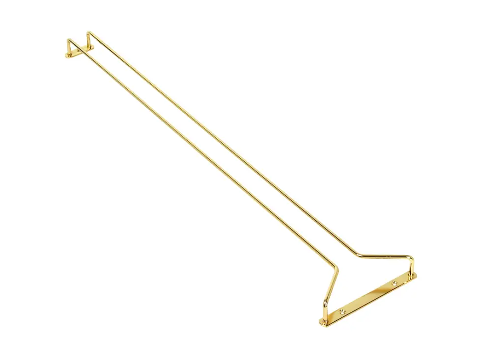 Gläserschiene Messing 2 Stück 