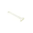 Gläserschiene 30 cm Messing 2 Stück 