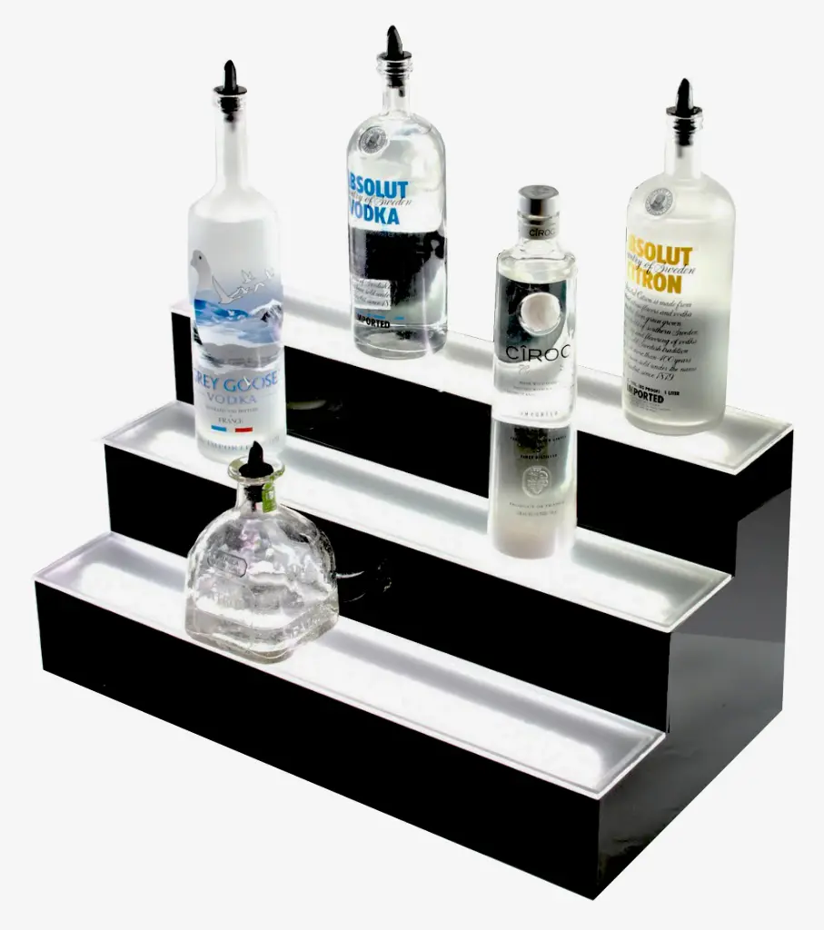 LED Flaschendisplay dreistufig